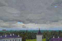 vid-s-kolokolni.-holst-na-kartone.-2022-g.-30h50